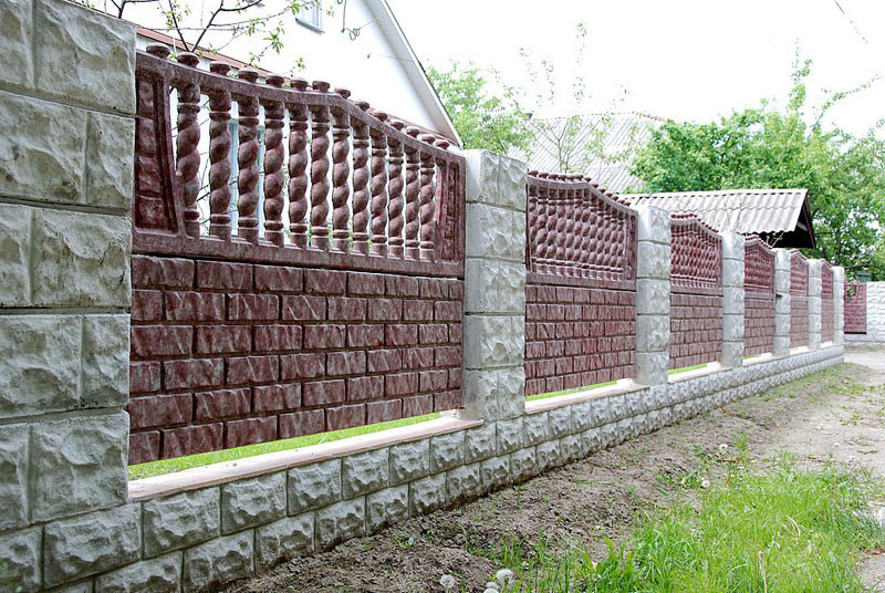 Чем покрасить бетонный забор