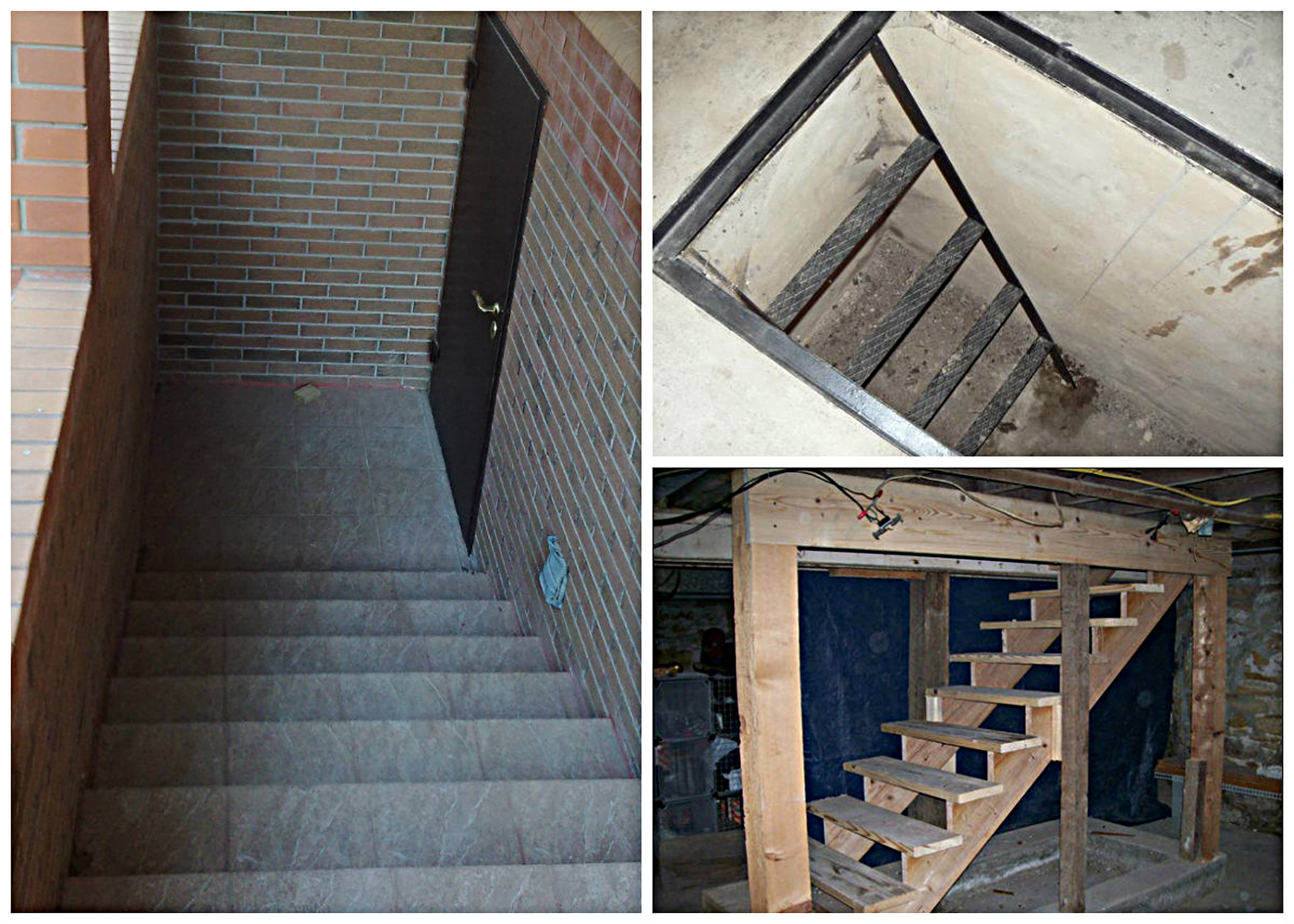 Виды лестниц в подвал - из бетона, металла и дерева